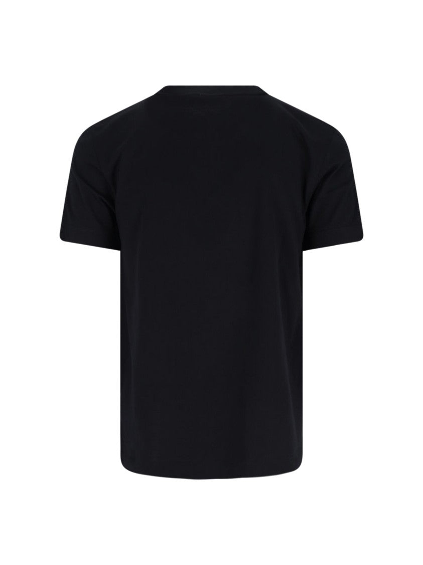 Burberry Black Check Cotton T-Shirt