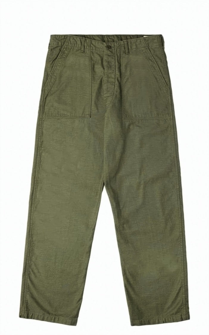 Orslow Olive Green Straight Fit Utility Pants