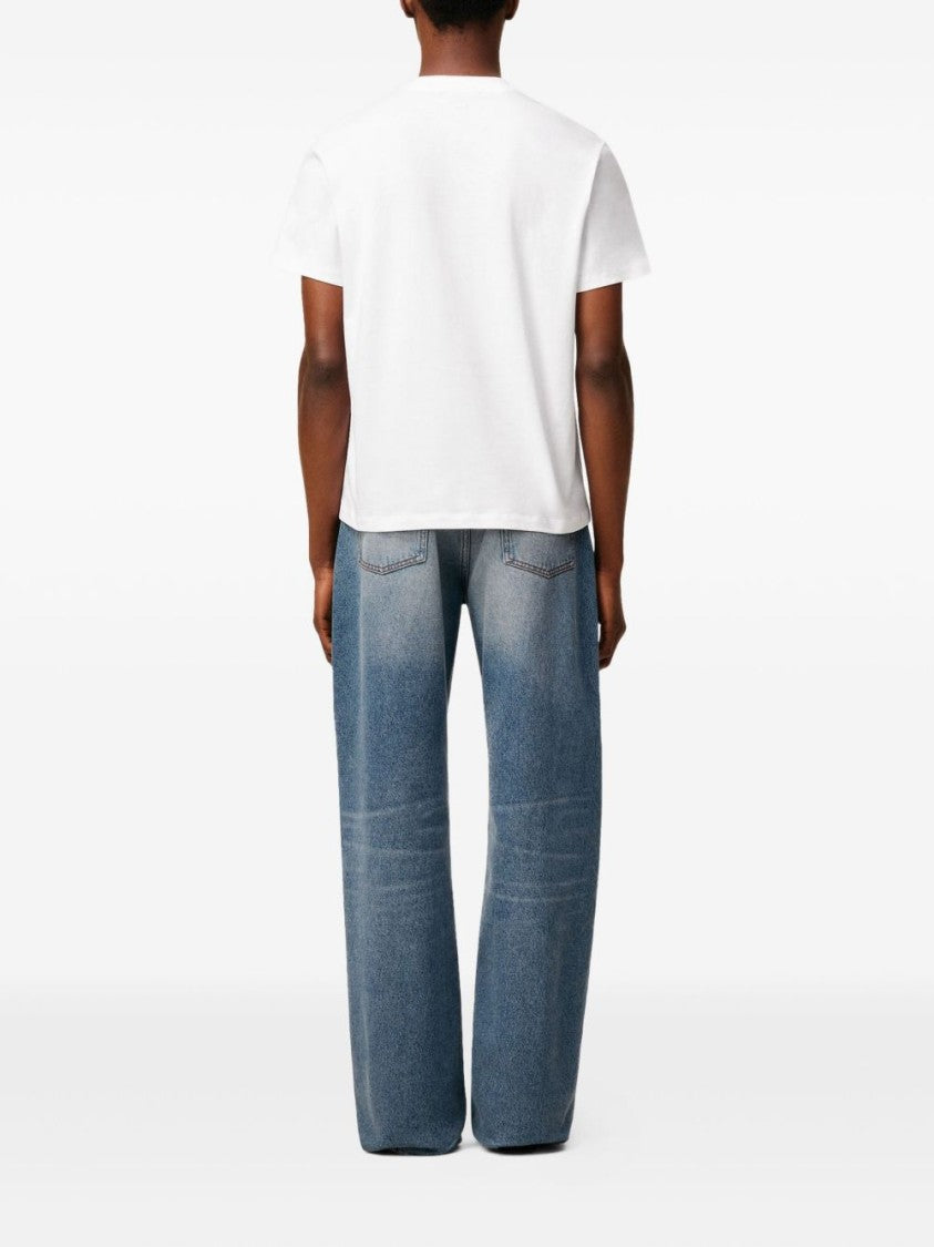 Ami Paris Organic Cotton Crew Neck T-Shirt