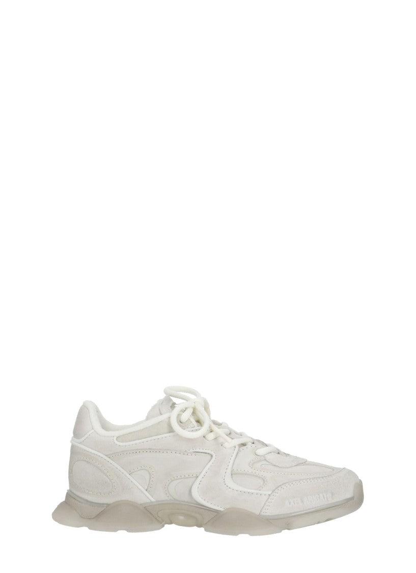 Axel Arigato Ivory Eris Suede-Blend Sneakers