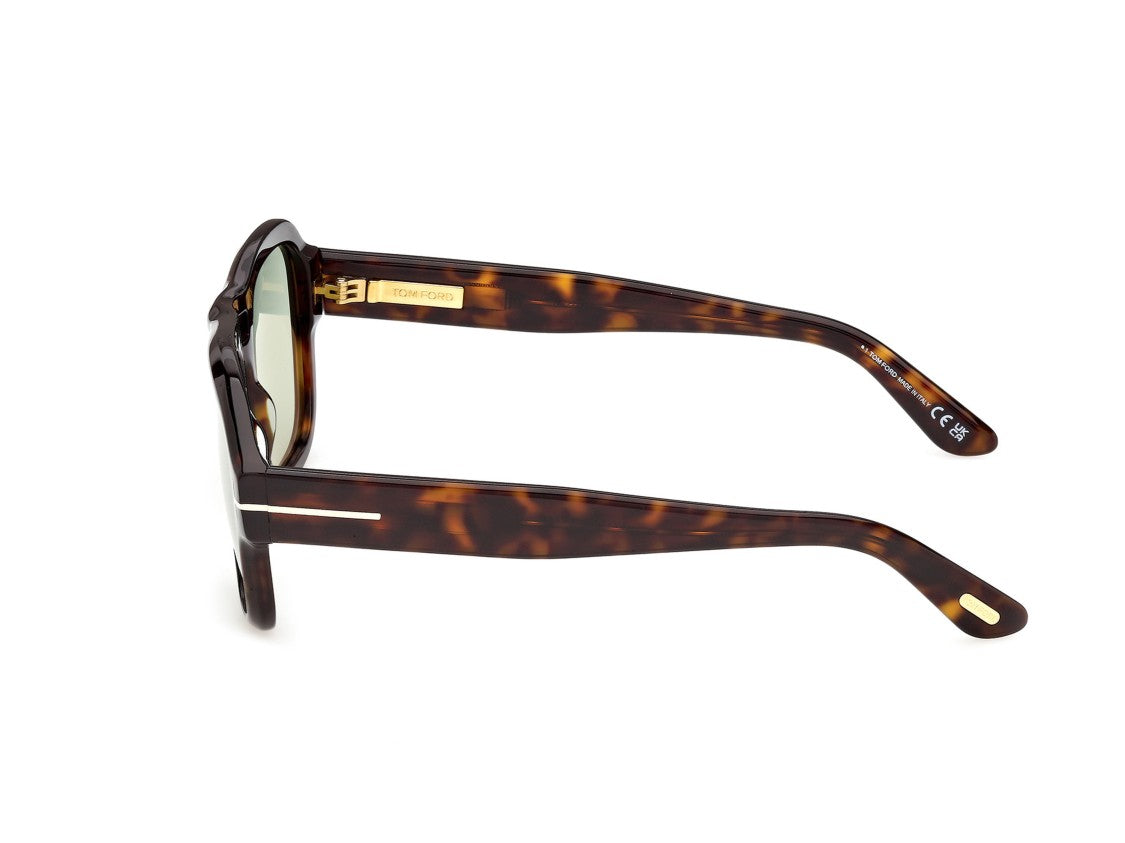 Tom Ford Ft1484 Tortoiseshell Logo Detail Acetate Sunglasses