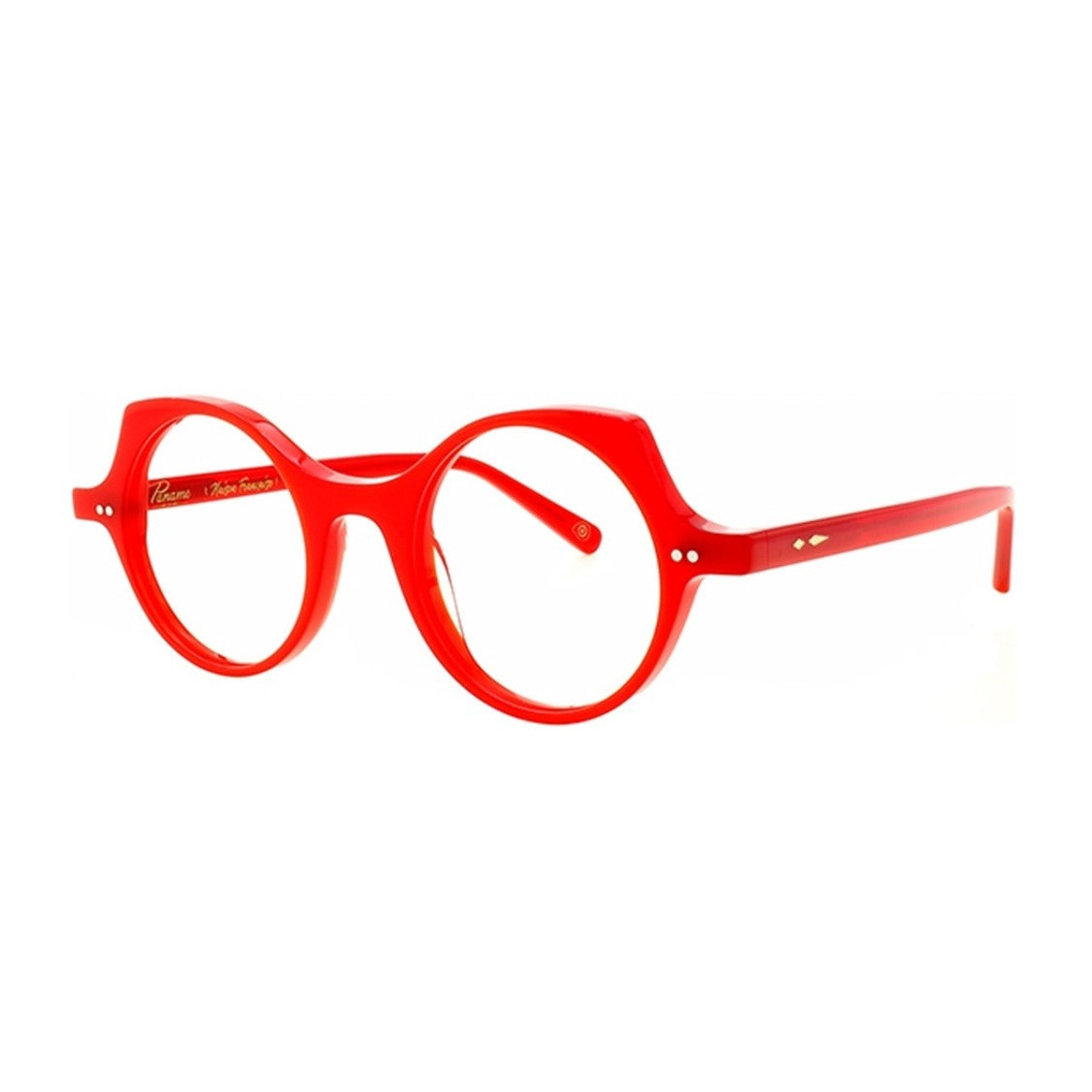 Paname Red Plaisance Acetate Round Glasses