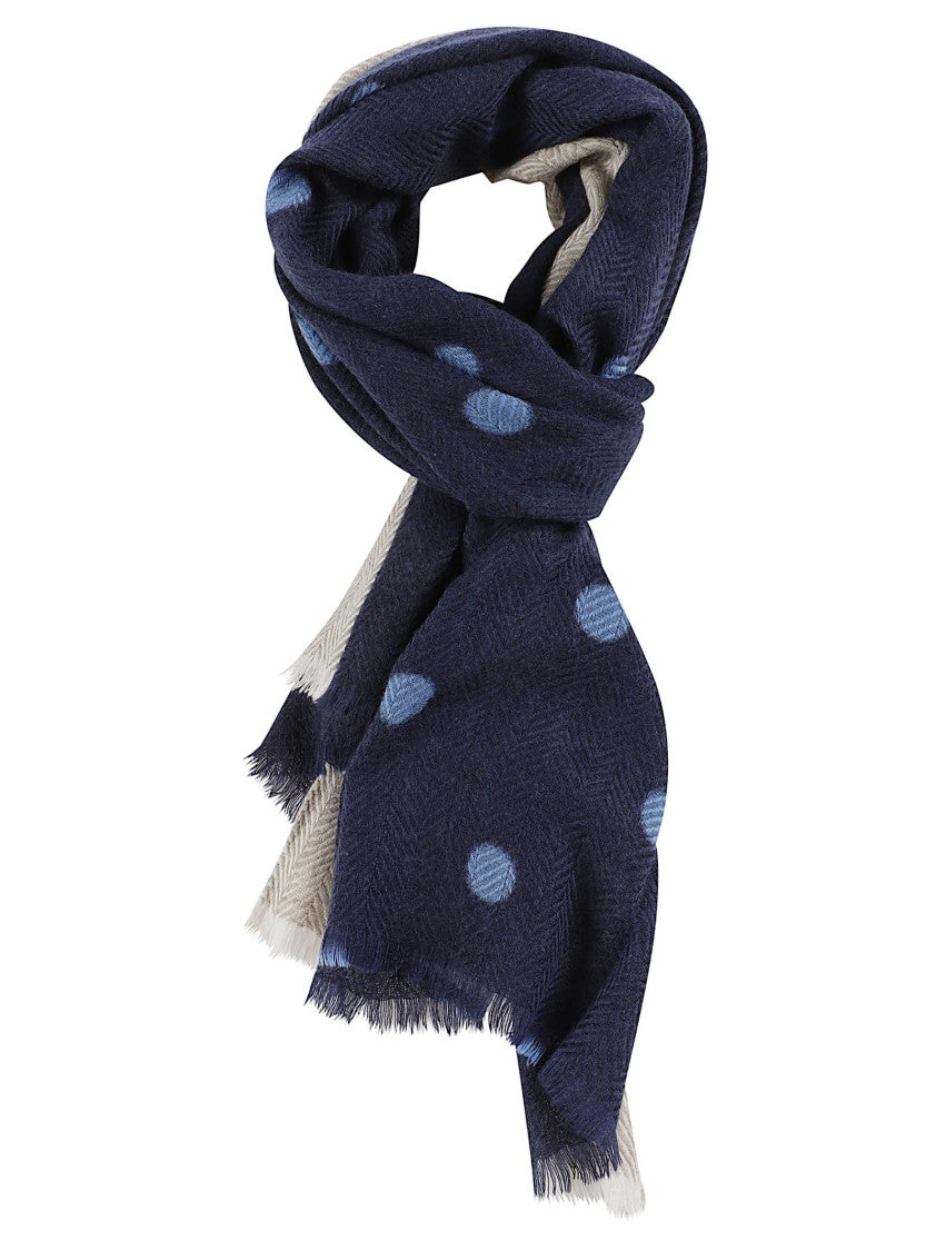 Altea Fringed Herringbone Wool-Cashmere Scarf