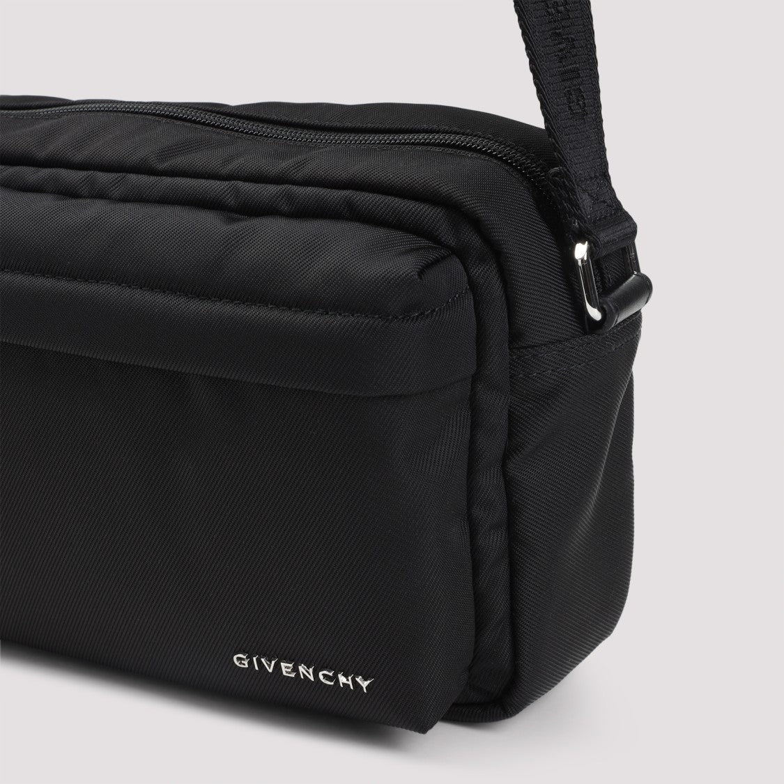 Givenchy Voyou Medium Black Polyamide Shoulder Bag