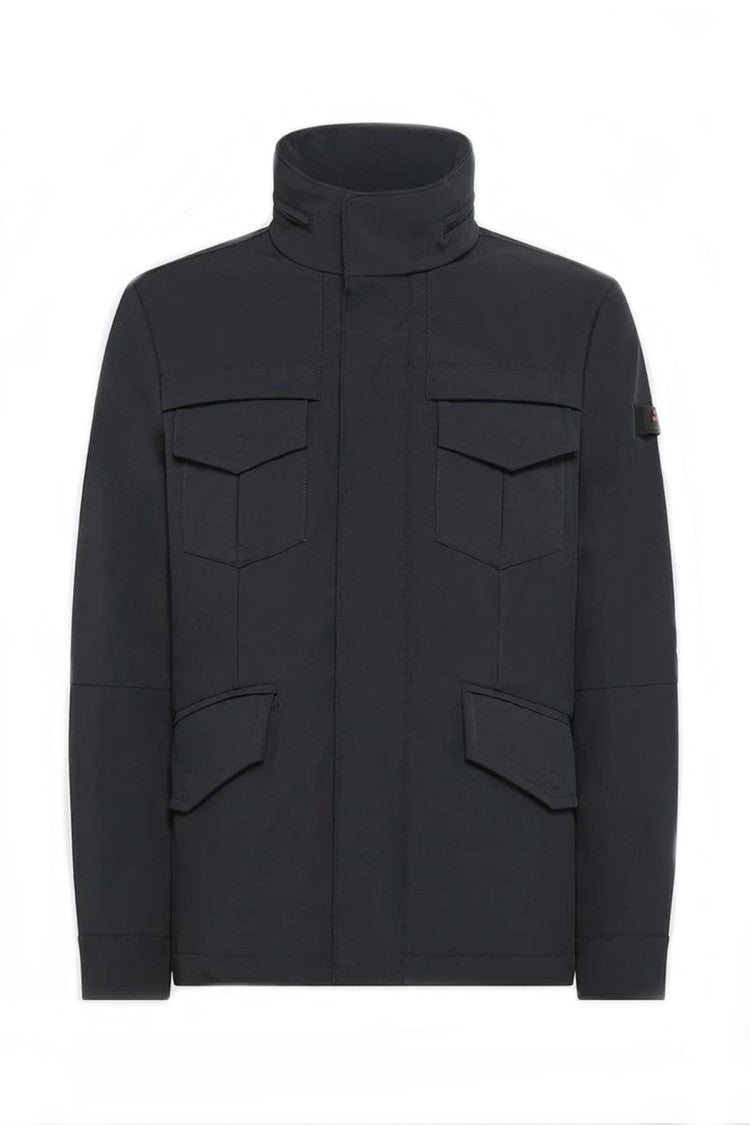 Peuterey Black Technical Nylon Zip-Up Jacket
