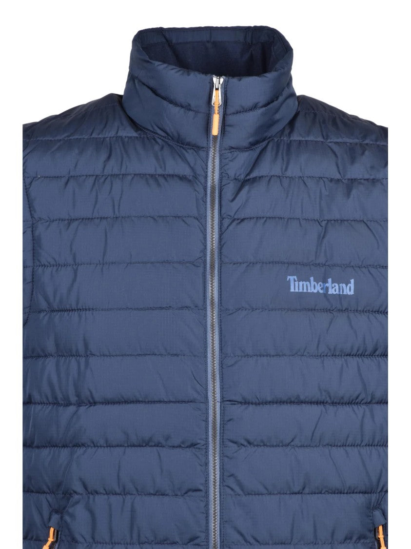 Timberland Blue Centogrammi Padded Polyester Vest