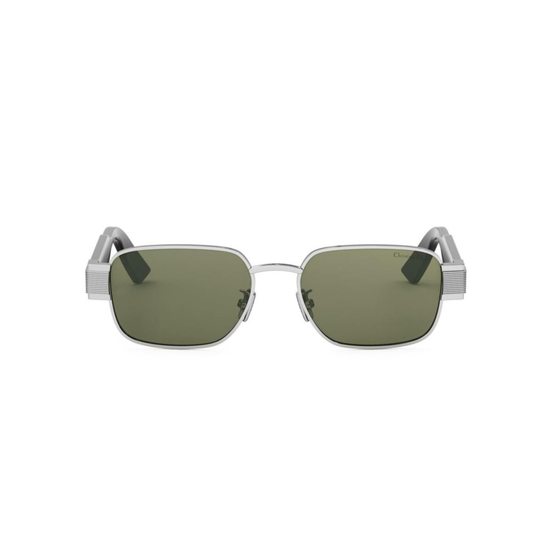 Dior Silver Dm40161u Rectangular Metal Sunglasses