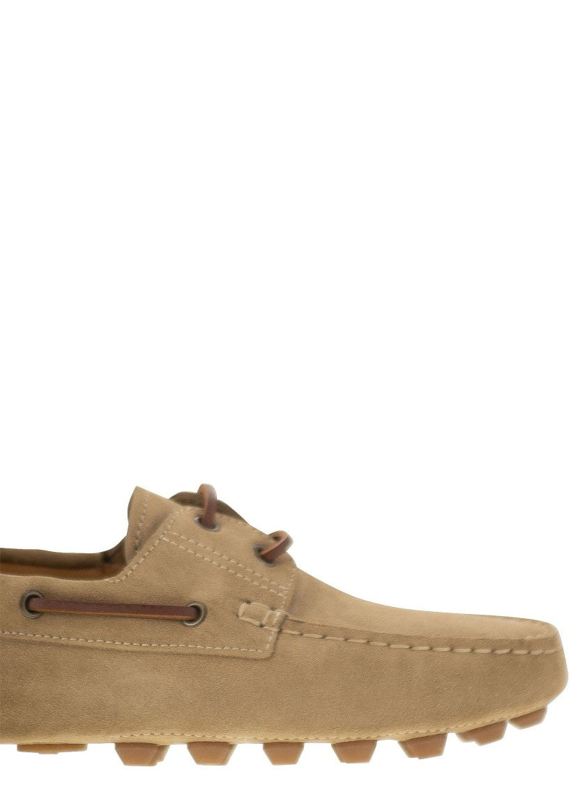 Tod's Rubber Bubble Suede Boat