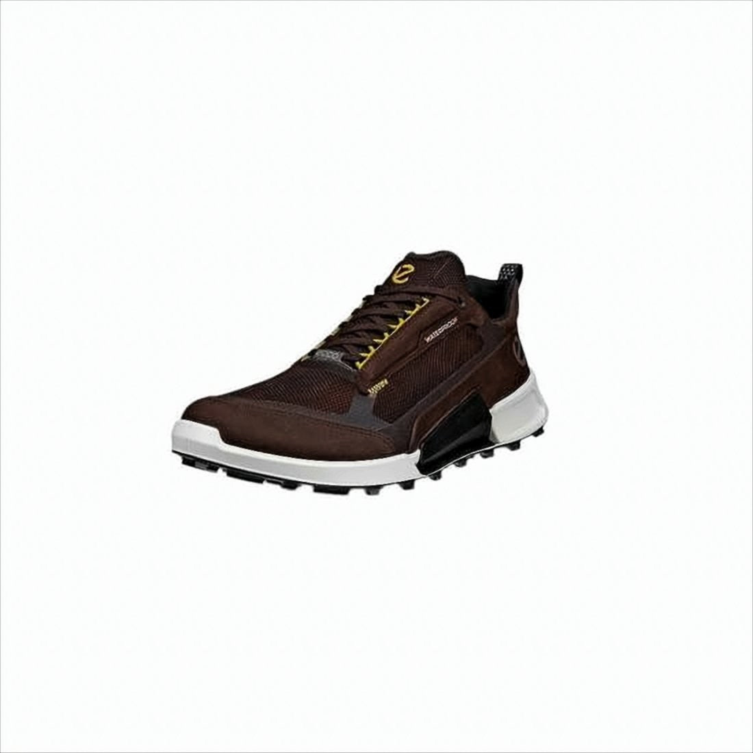 Ecco Dark Brown Nubuck Leather Sneakers