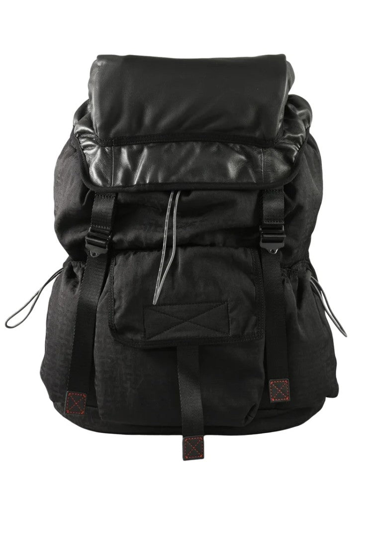 Diesel Polyamide/Polyurethane Backpack - Black