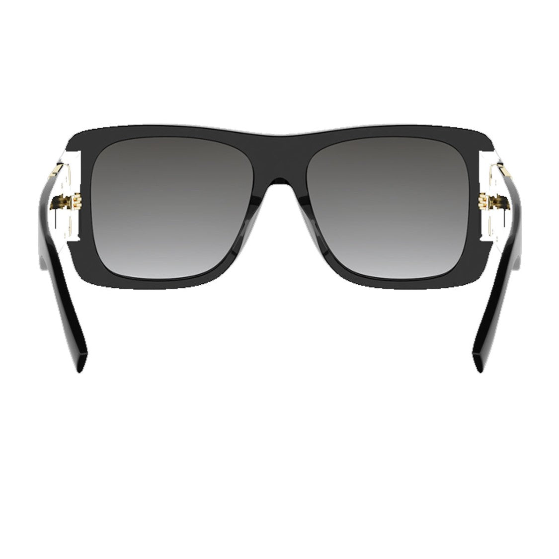 Fendi Black Forever Fendi Bold Rectangular Acetate Sunglasses