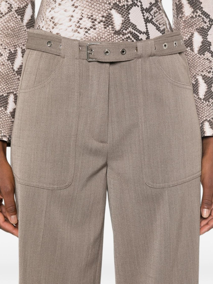 Seafarer High Waist Belted Wide-Leg Pants