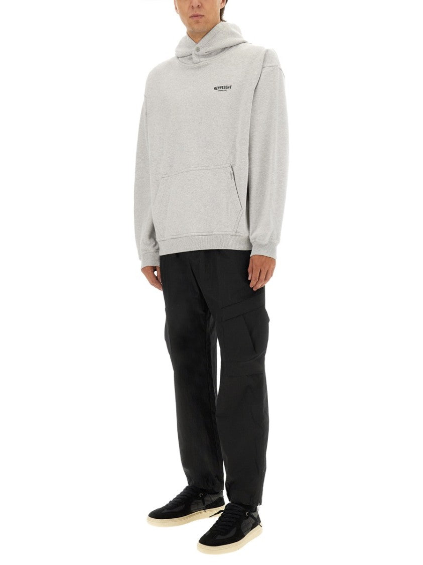 Represent High Neck Snap Button Hoodie