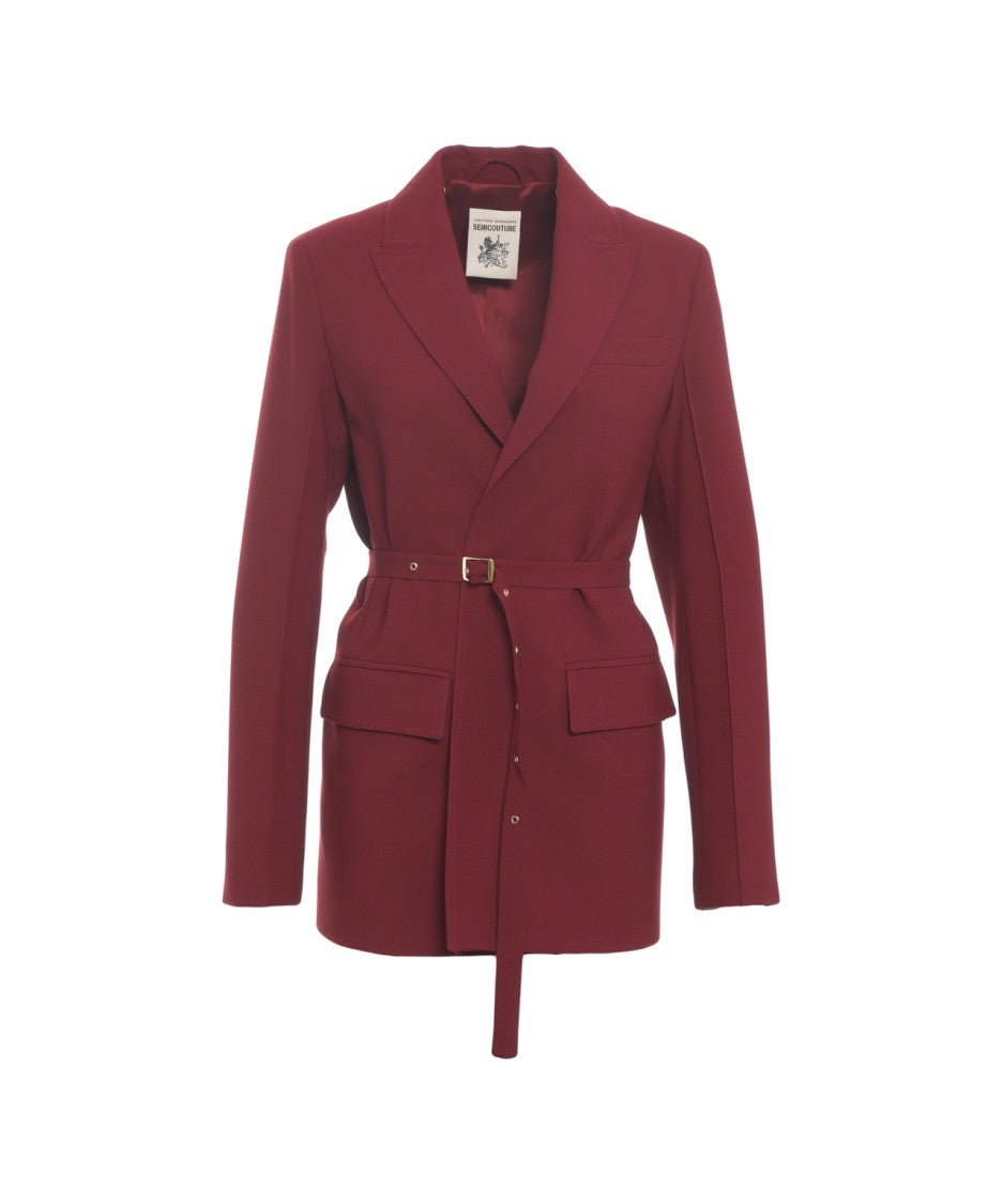 Semi Couture 'Gianna' Belted Blazer
