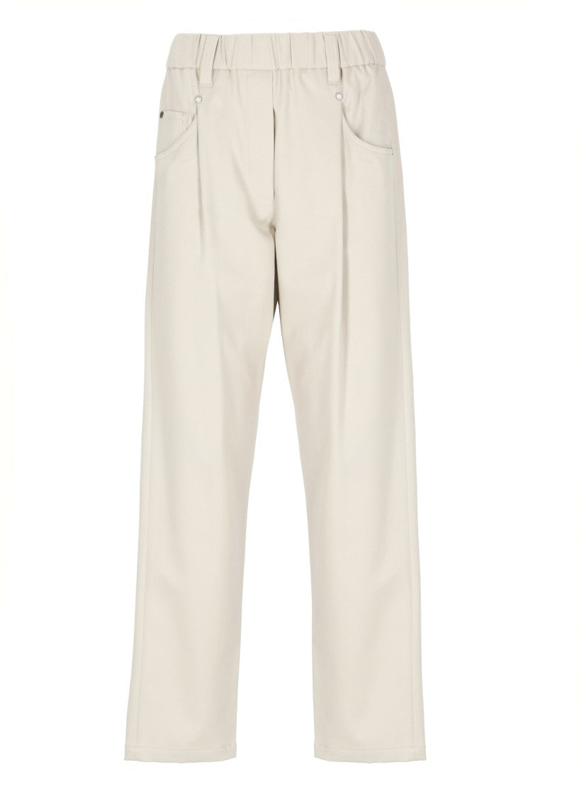 Brunello Cucinelli Cotton Twill Trousers