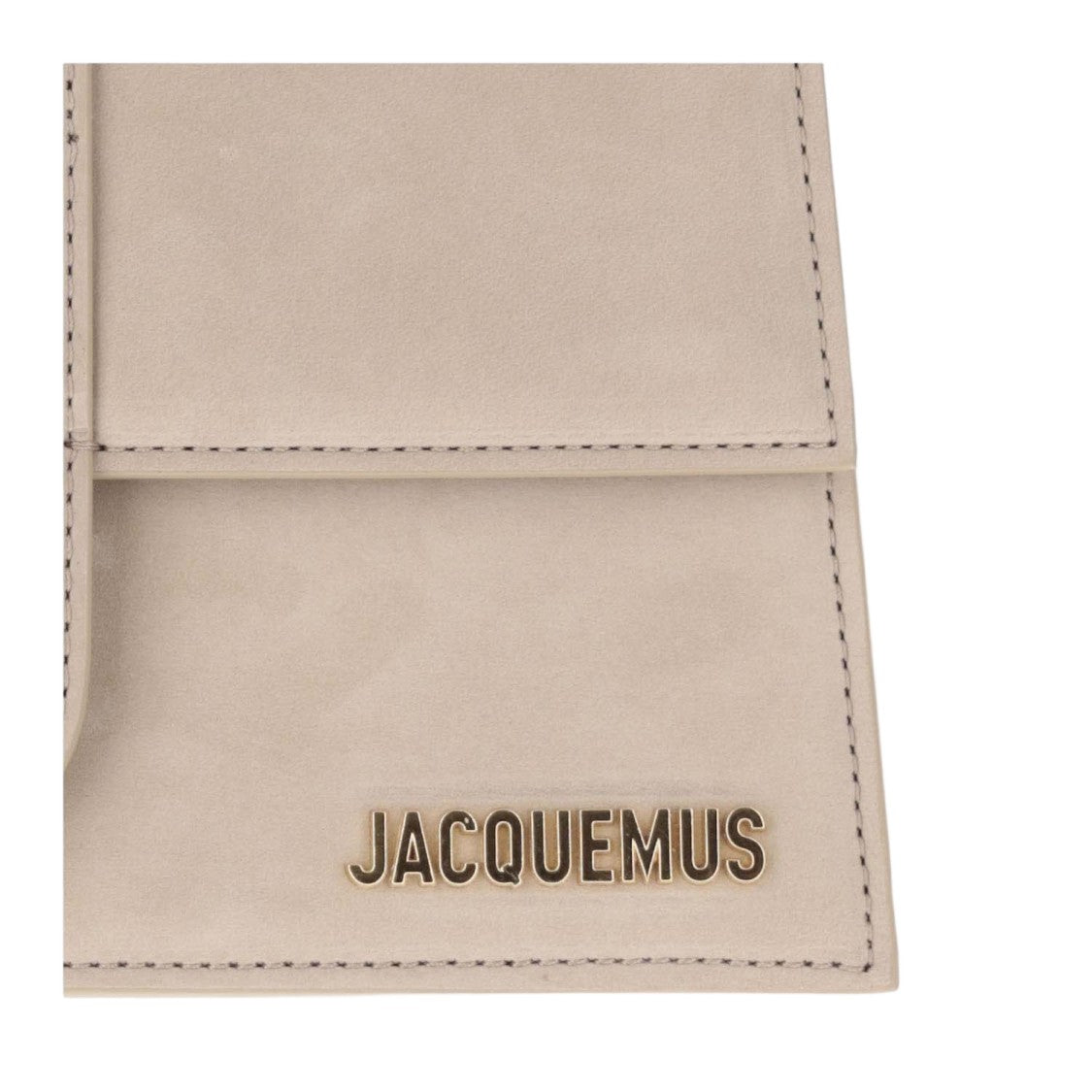 Jacquemus Structured Leather Bag With Gold Logo Detail