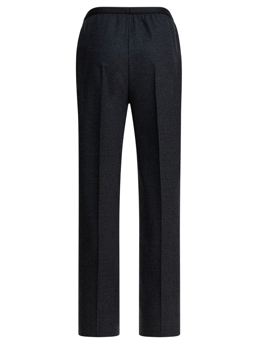 Maison Margiela Straight-Leg Pants With Mid-Rise Fit And Distinctive Topstitching