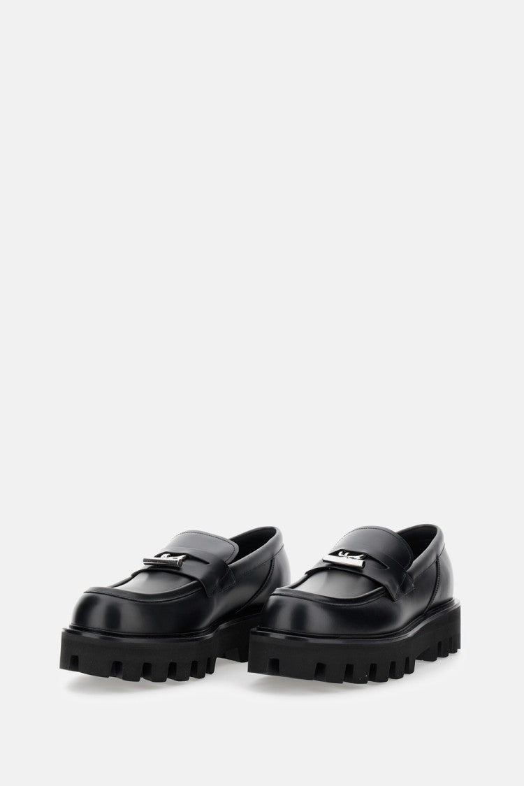 Alexander Mcqueen Calf Leather Loafers