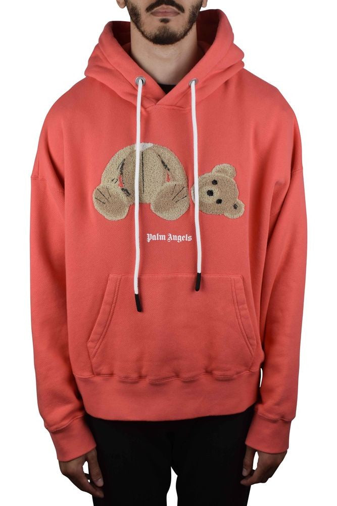 Palm Angels Coral Cotton Hoodie