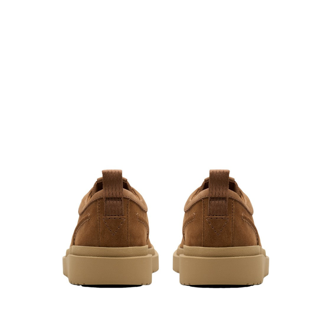 Clarks Lace-Up Shoes In Soft Brown Suede