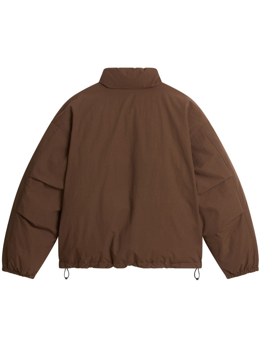 The North Face Brown Red Box Boxy Down Jacket