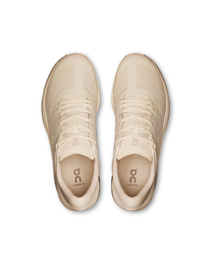 On Pearl Truffle Cloudzone Recycled Polyester Sneakers