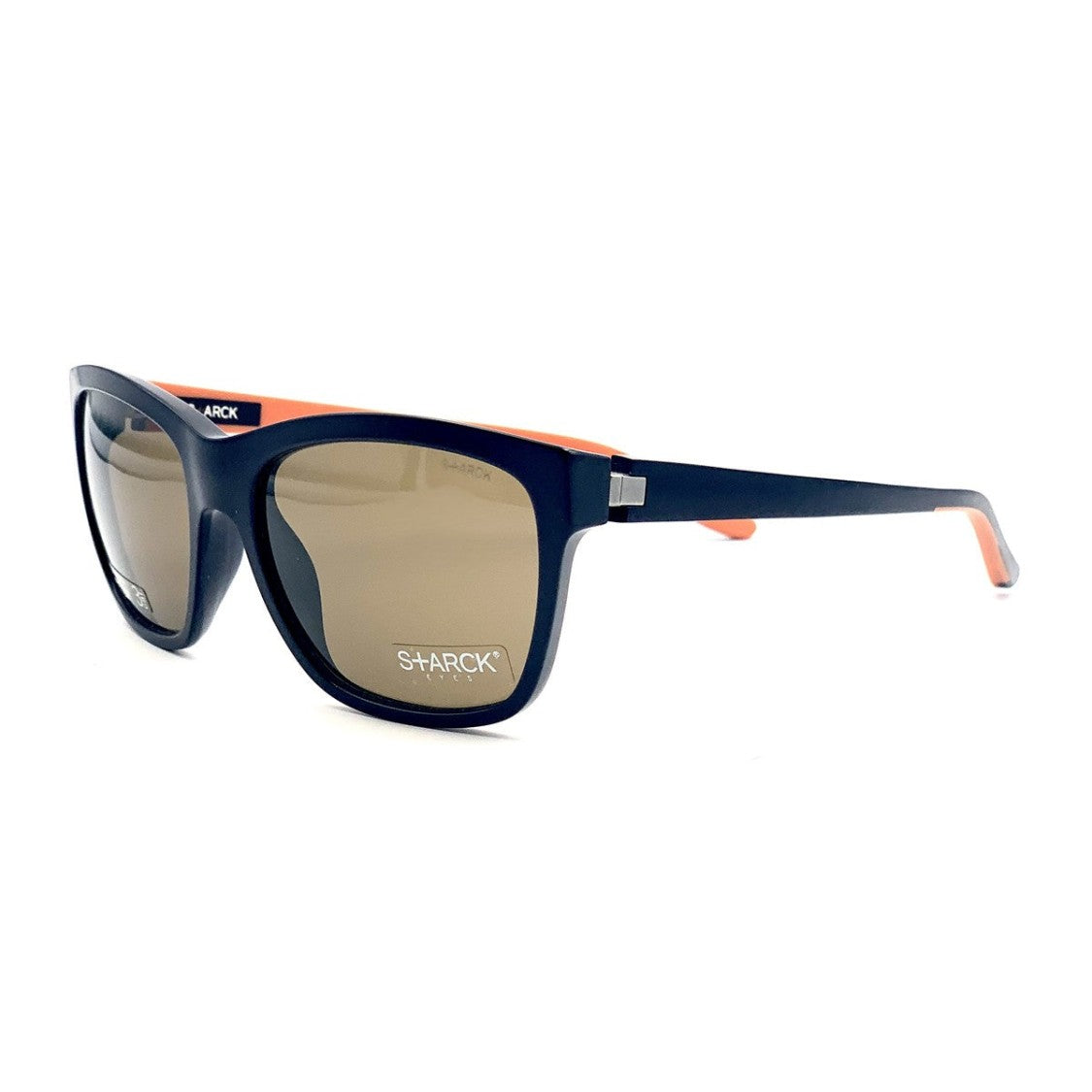 Starck Black Pl1040 Celluloid Square Sunglasses