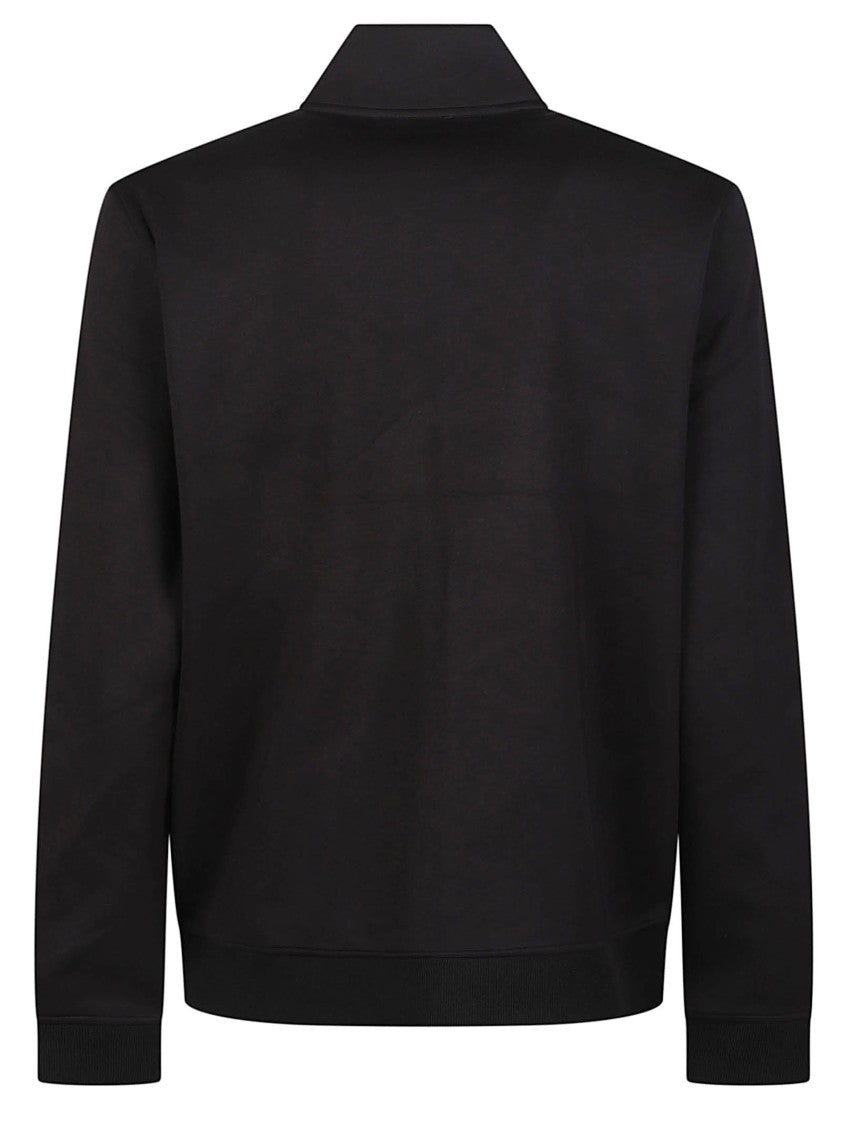 Emporio Armani Logo Plaque High-Collar Full-Zip Modal Sweatshirt