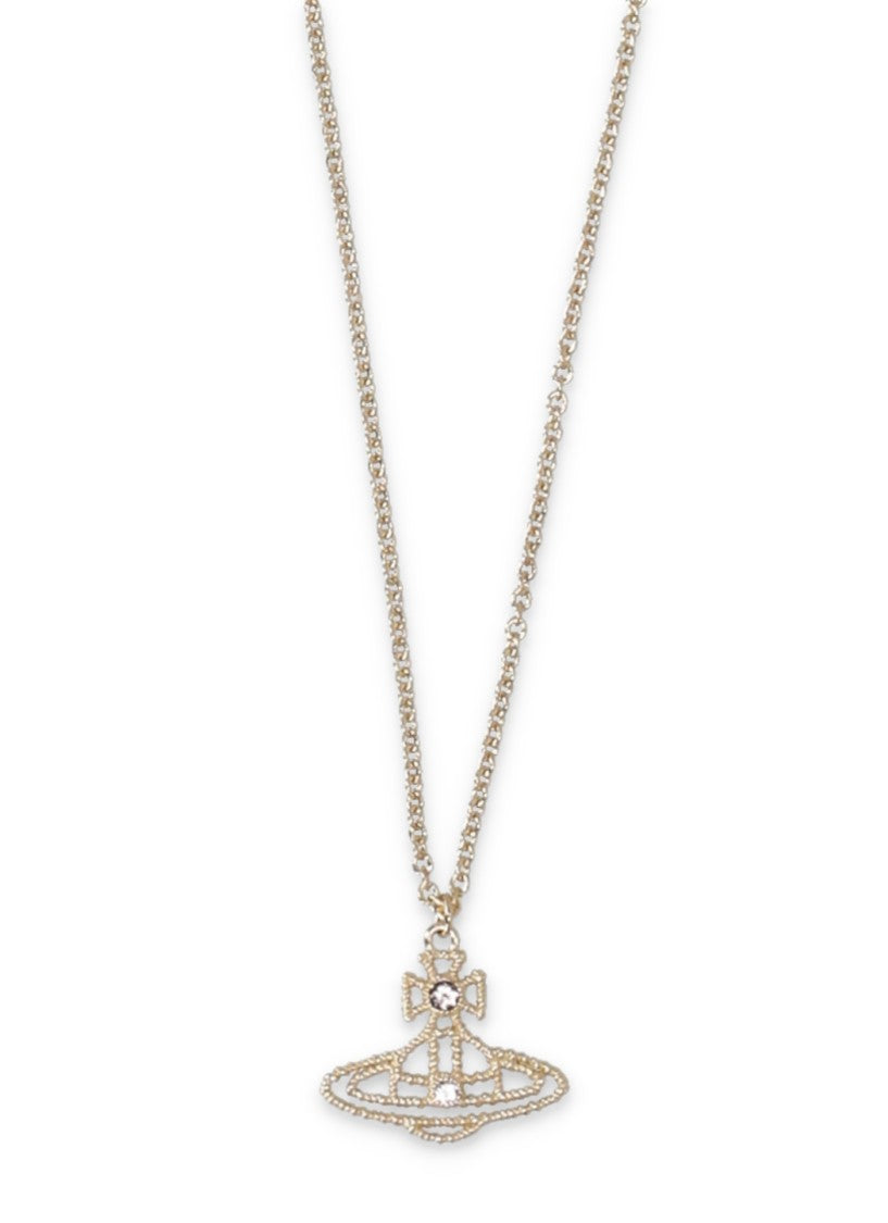 Vivienne Westwood Orb Pendant Necklace With Distinctive Hook Fastening