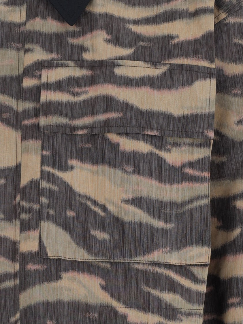Jil Sander "Camo Print" Jacket - Black