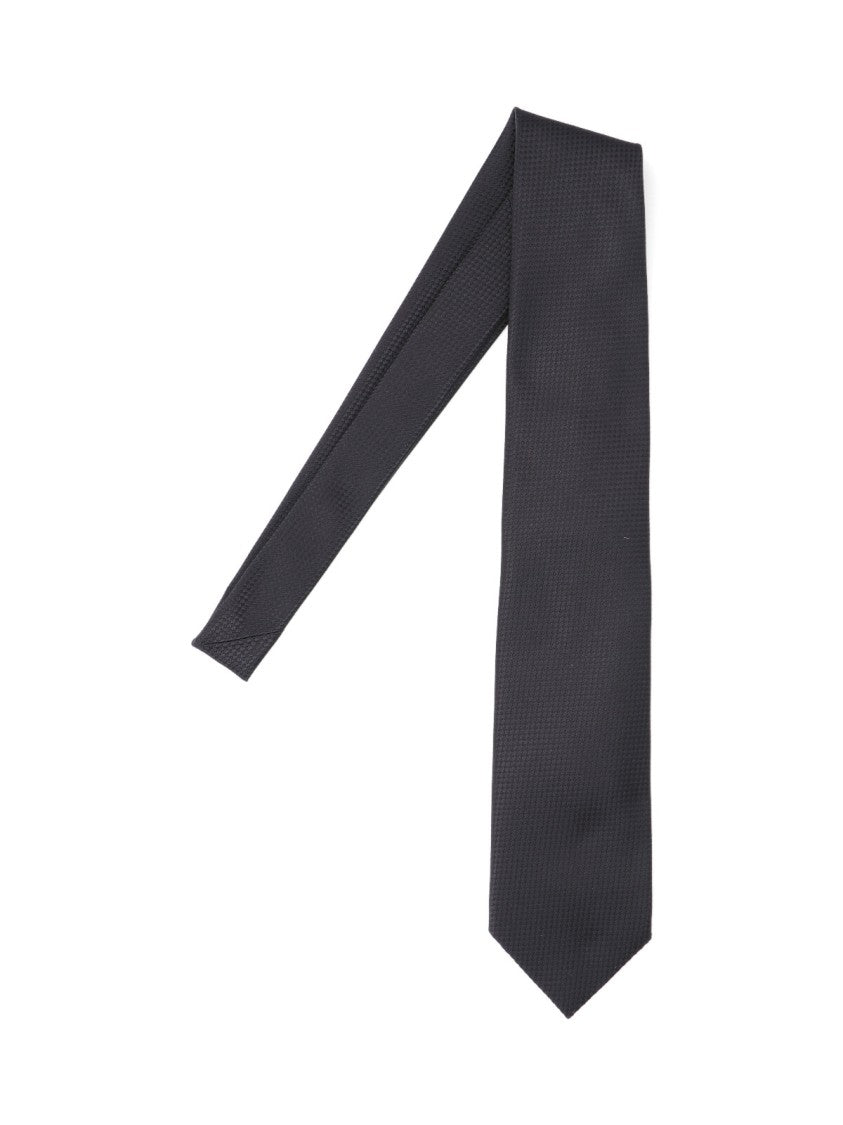 Tom Ford Adjustable Black Silk Tie
