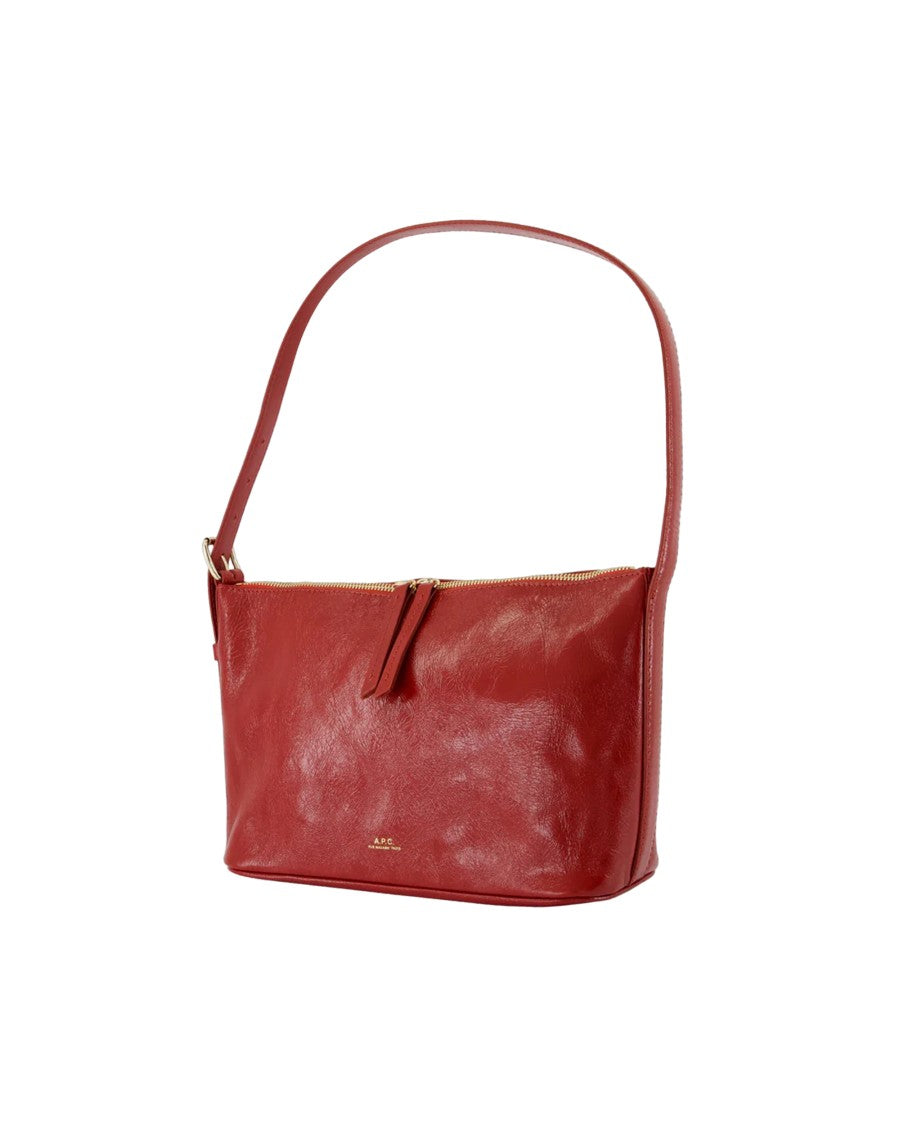 A.P.C. Sac Vera Shoulder Bag In Red