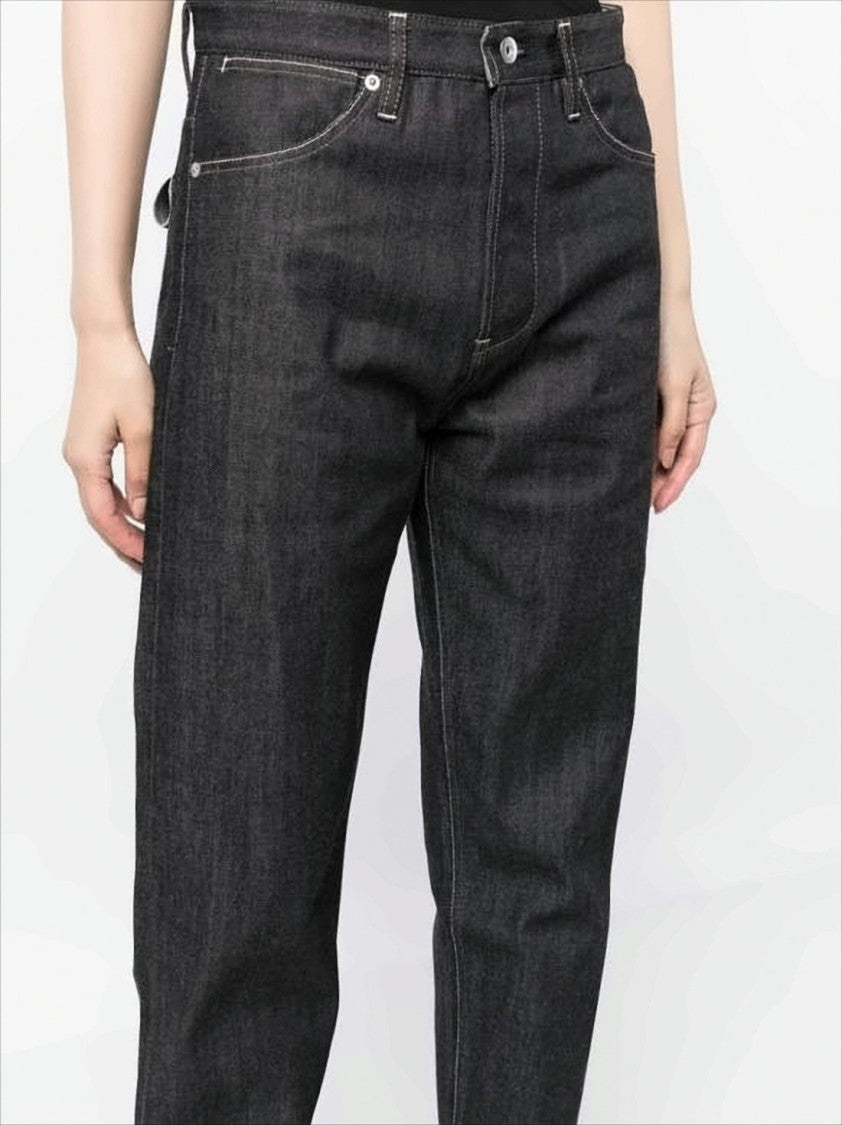 Jil Sander Dark Indigo Straight-Leg Denim Pants