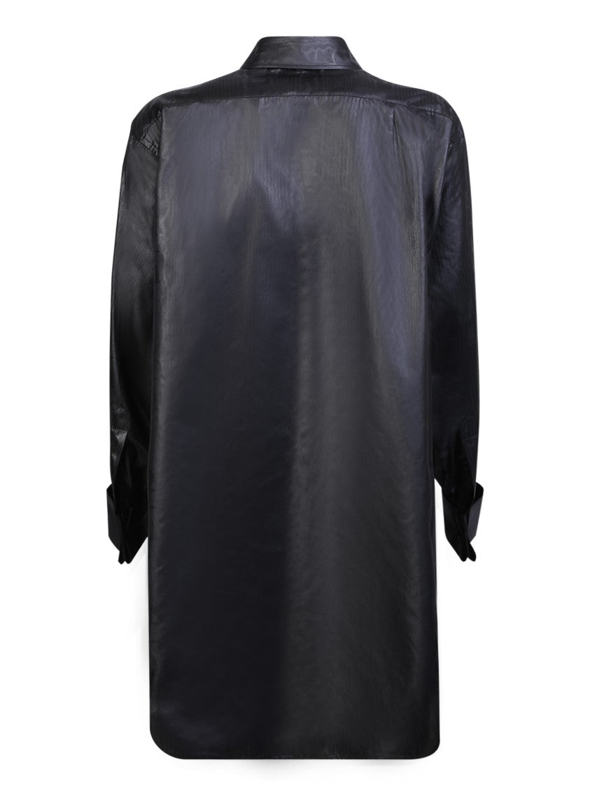 Maison Margiela Black Long-Sleeved Shirt