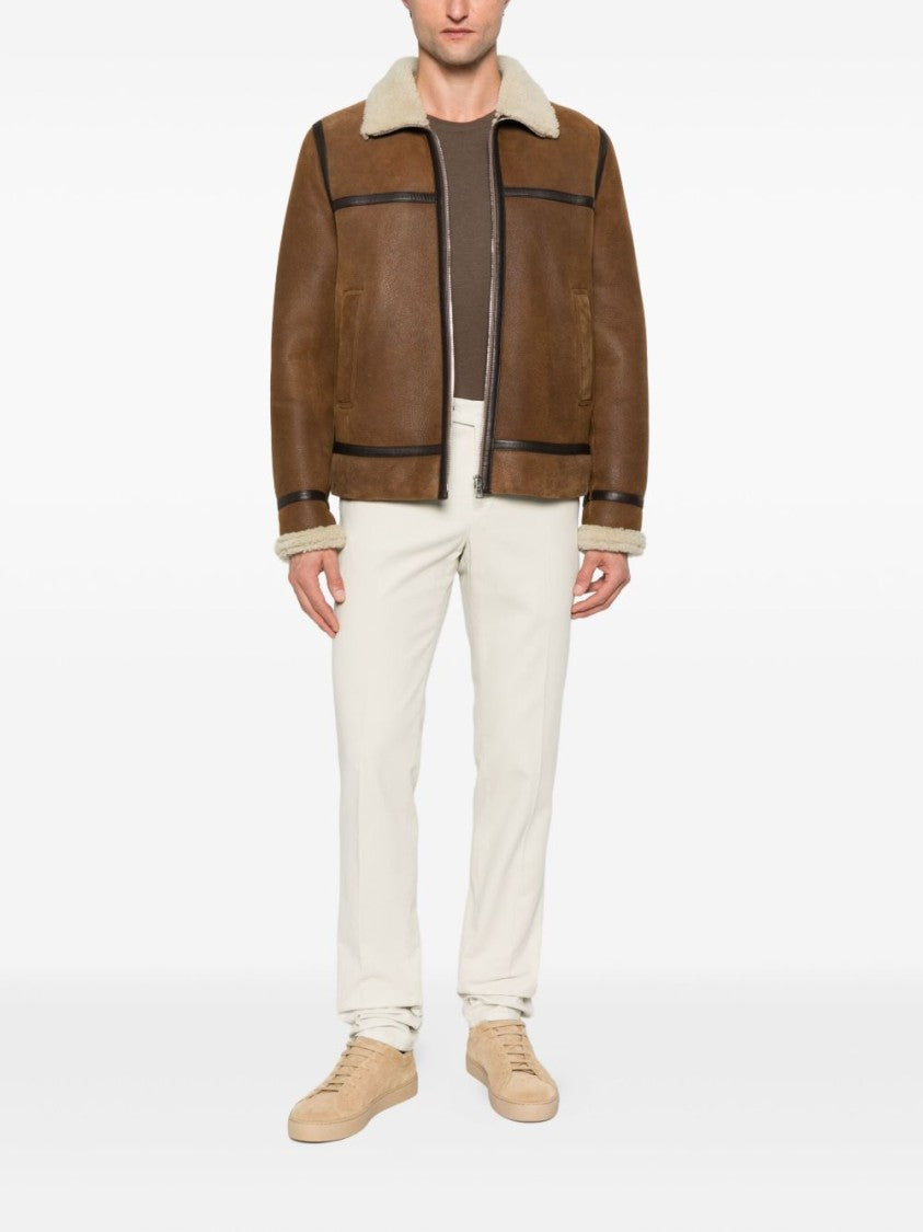 Pt Torino Flat Front Trousers With Button Fly