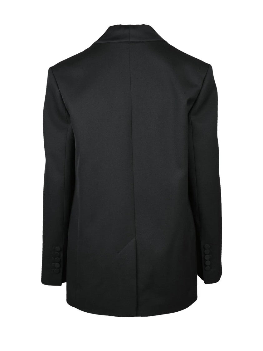 Zimmermann Black Wool-Blend Fitted Jacket