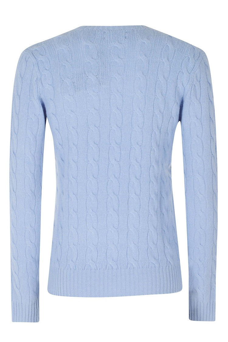 Polo Ralph Lauren Julianna Long Sleeve Pullover With Classic Cable Knit Design