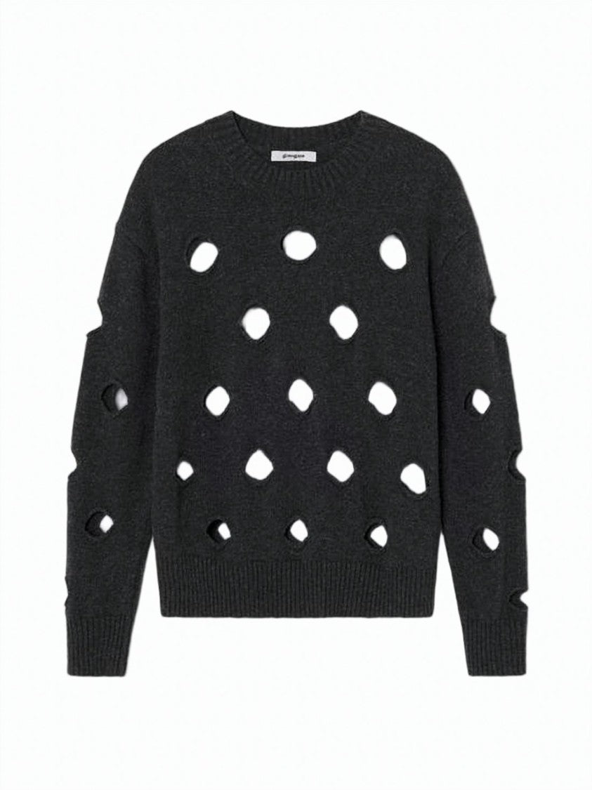 Gimaguas Deconstructed Cut-Out Knit Sweater
