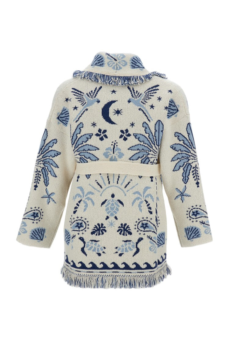 Alanui Long Cardigan 'Echoes Of The Island '