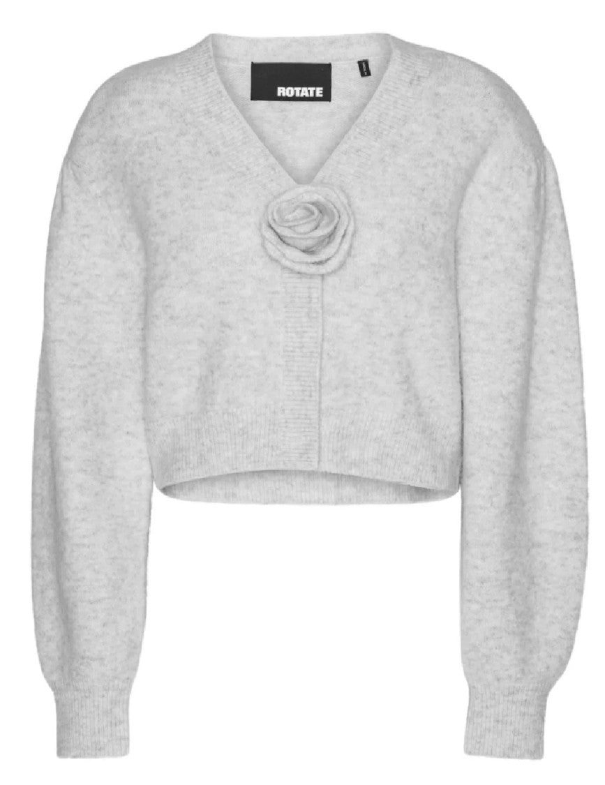 Rotate Knit Puffsleeve Cardigan