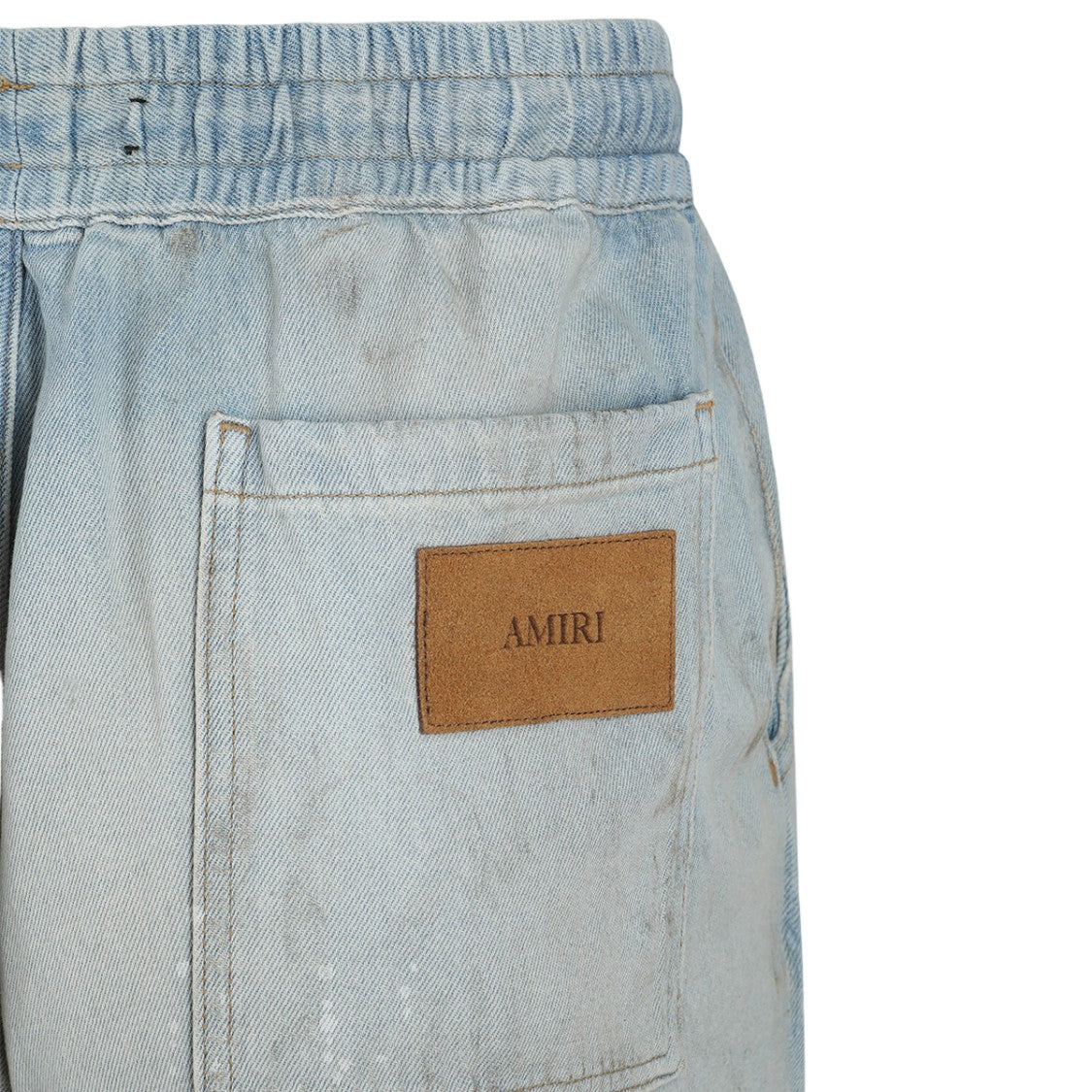 Amiri Light Wash Denim Jeans With Relaxed Fit