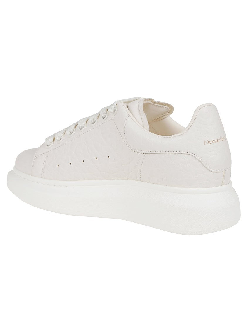 Alexander Mcqueen Oversized Sneakers In Hammered Leather