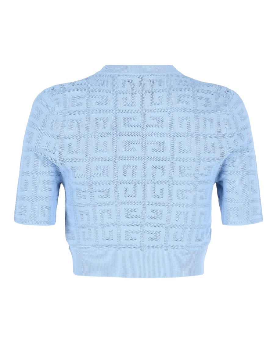 Givenchy 4G Monogram Crop Sweater