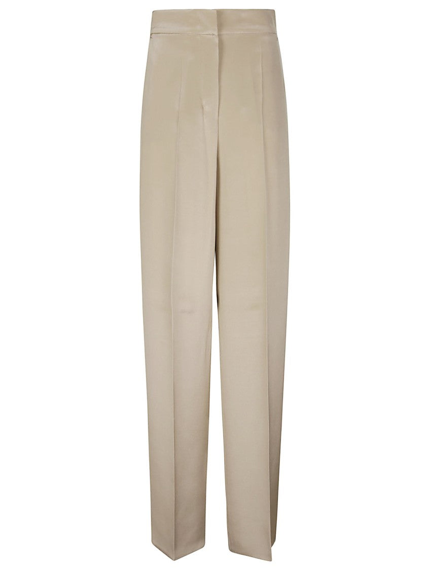 Max Mara Mxepalanca High Waisted Wide Silk Pants