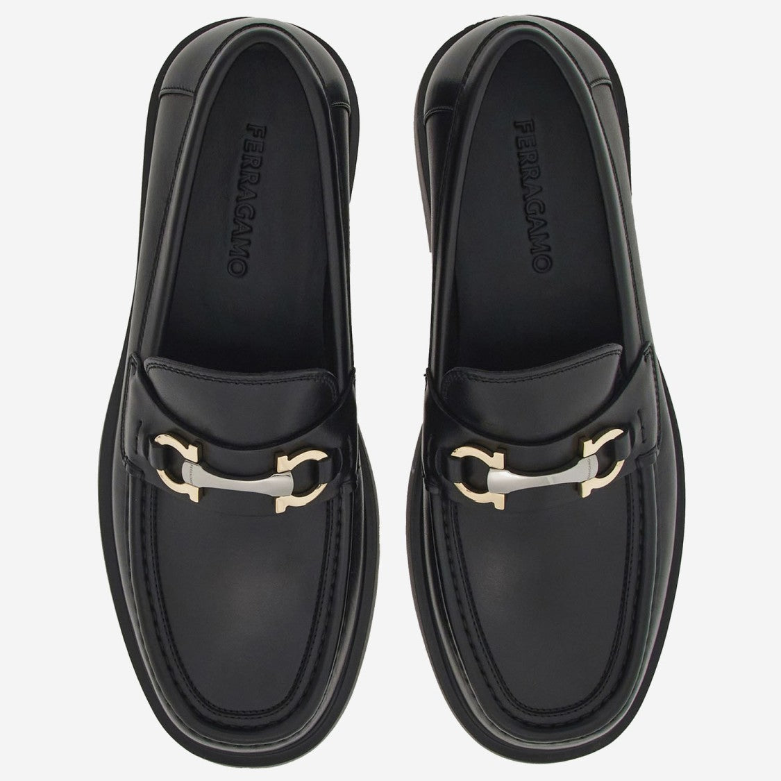 Salvatore Ferragamo Gancini Embellished Loafers