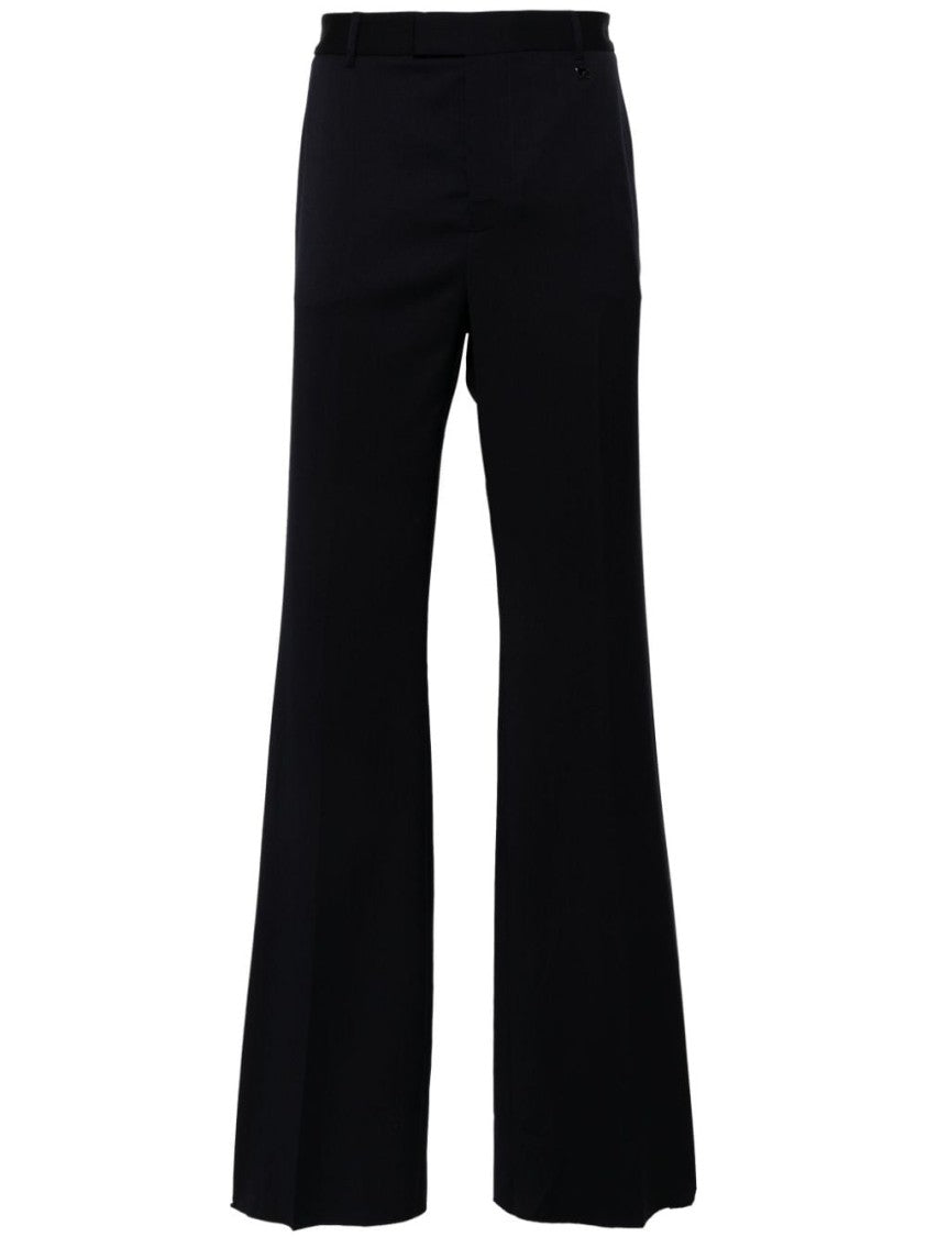 Vivienne Westwood Navy Virgin Wool Flared Trousers