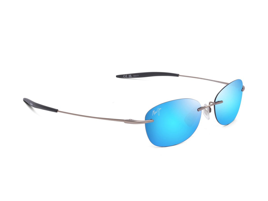 Maui Jim Blue Mj0373s Rimless Mirrored Sunglasses