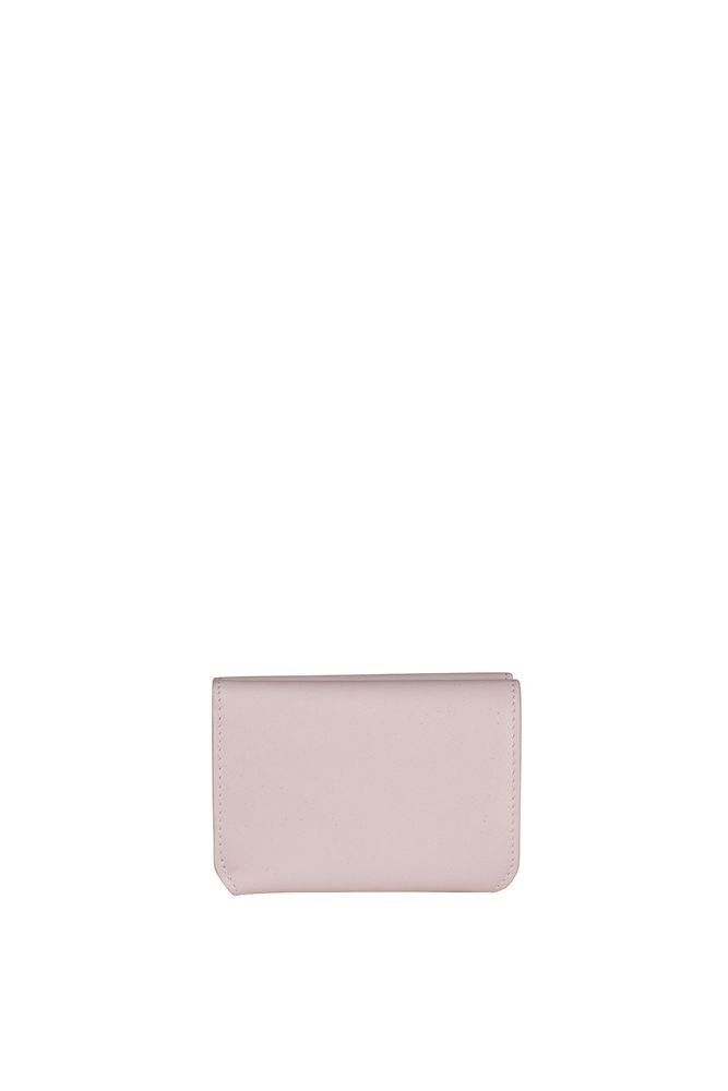 Balenciaga Compact Pink Leather Mini Wallet