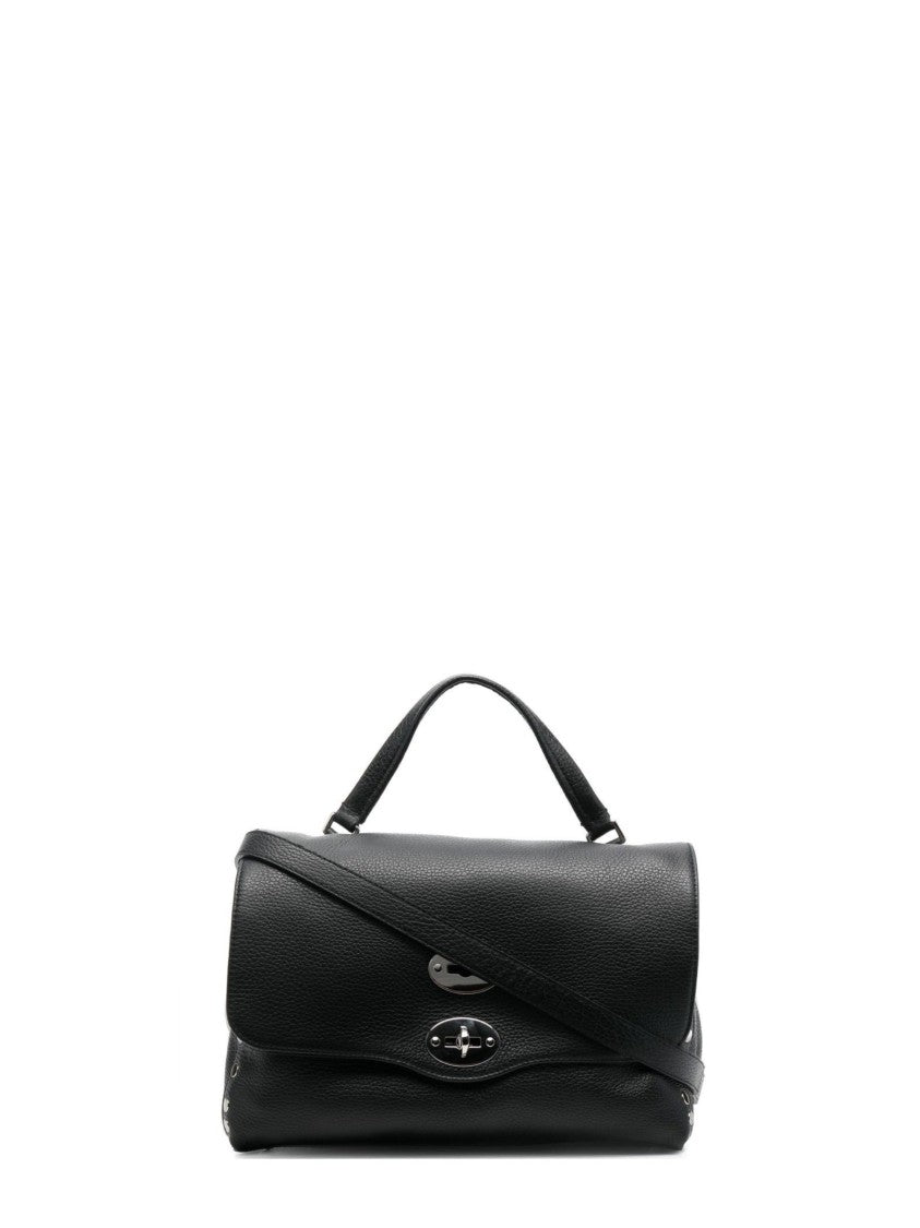 Zanellato Black Structured Leather Handbag
