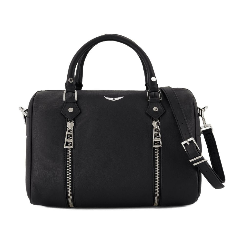 Zadig & Voltaire Sunny Medium Handbag - Leather - Black